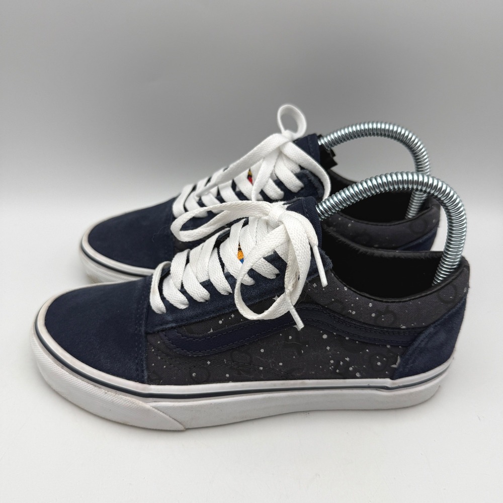Vans Old Skool Sailor Moon Sneakers Womens 6.5 Navy Blue Starry Night Low Top